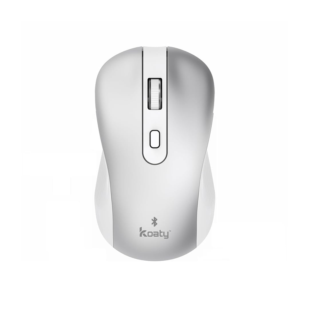 Koaty Elite WM711 Bluetooth Mouse with Additional USB Type C & Type A Reciever, Silent, upto1600 DPI, Triple Device Connectivity, Compatible with Mac, Laptop, Tablet Koaty Elite WM711 Bluetooth Mouse with Additional USB Type C & Type A Reciever, Silent, upto1600 DPI, Triple Device Connectivity, Compatible with Mac, Laptop, Tablet