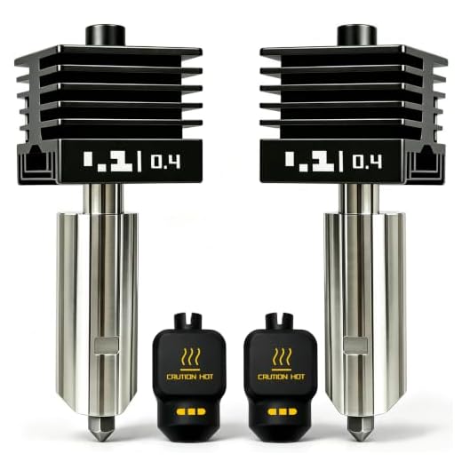 ⚡ 2‑Pack 0.4mm P2S Hotend for Bambu Lab P2S Nozzle X2D/H2D/H2S/A1/A1 Mini