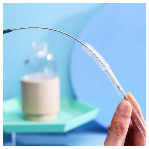 Straw Cleaner Brush for Glass, Pacifiers, Labware, Cup Lid Seams, Multifunctional Metal Straw Brush for Kitchen Reusable Straws Cleaners Long, Cleaning Supplies, Pink 1PCS