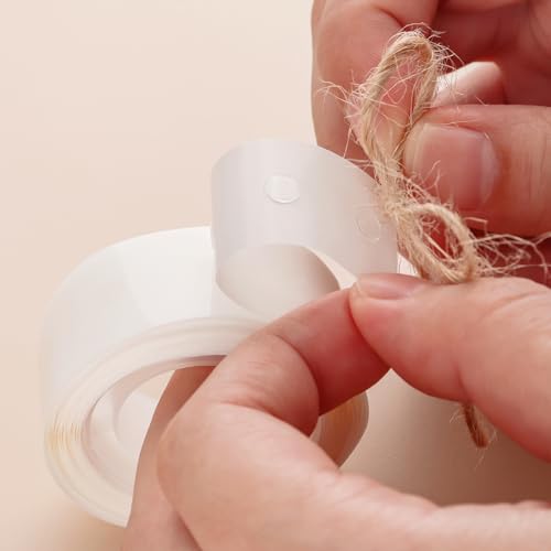 1200PCS Point Dots Balloon Glue Removable Adhesive Point Tape, 4Rolls Double Sided Dots Stickers for Craft Wedding Decoration,Ultra Thin Adhesive Dots,Permanent Sticky DIY Craft Dots 1/8in (3mm)