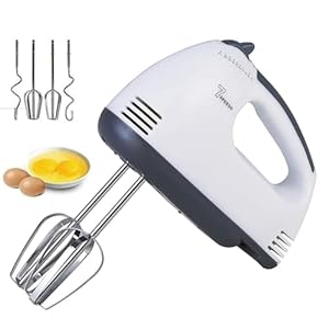 RAHU Electric Beater Hand Held High Speeds Roasting Appliances Cream Mixer Kitchen Baking Tool (300 Watt)