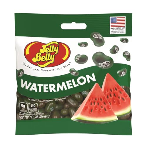 Jelly Belly Gourmet Jelly Bean, Watermelon, 3.5 oz. Bag