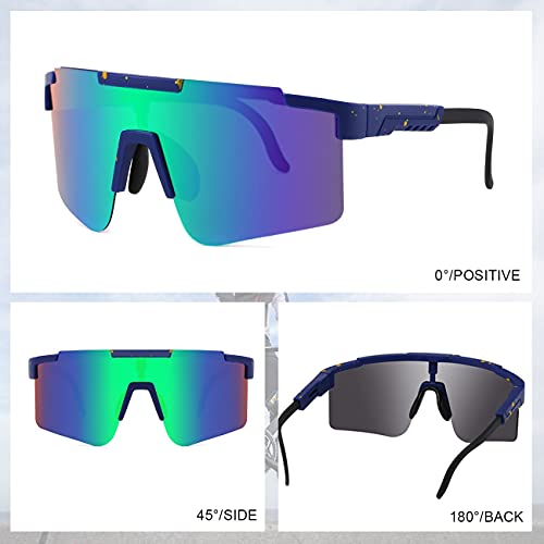 Malidak Cycling Sunglasses Men, Uv 400 Protection Sports Sunglasses, Polarized Outdoor Sports Glasses For Driving #TOP1