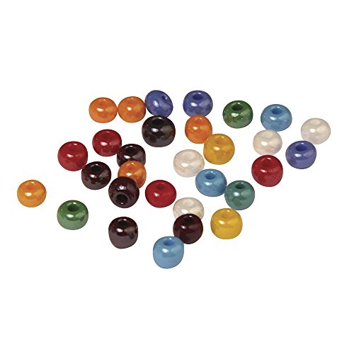 Rayher Perle en verre Grand trou à? 5 4 mm Assortiment