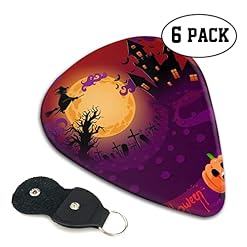Happy Halloween Lot de 6 médiators pour guitare acoustique, guitare électrique, basse, ukulélé – fin, moyen et épais - Les Beatles, Paul McCartney, John Lennon, RIngo Starr, George Harrison Happy Halloween Lot de 6 médiators pour guitare acoustique, guitare électrique, basse, ukulélé – fin, moyen et épais – Image 2