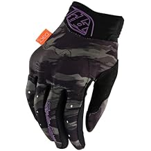Troy Lee Designs Womens Gambit Adult Motocross MX Off-Road Mountain Bike BMX Glove, Brushed Camo, Army, Medium