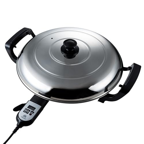 Ethniq 18.5" Electric Griddle for Ethiopian Injera, Somalian Anjero, Crepe, Lefse, Mogogo, Mitad, Pancake Teff Injera Maker - Adjustable Digital Heat Control - Non-Stick Surface - by ETHNIQ - Image 6