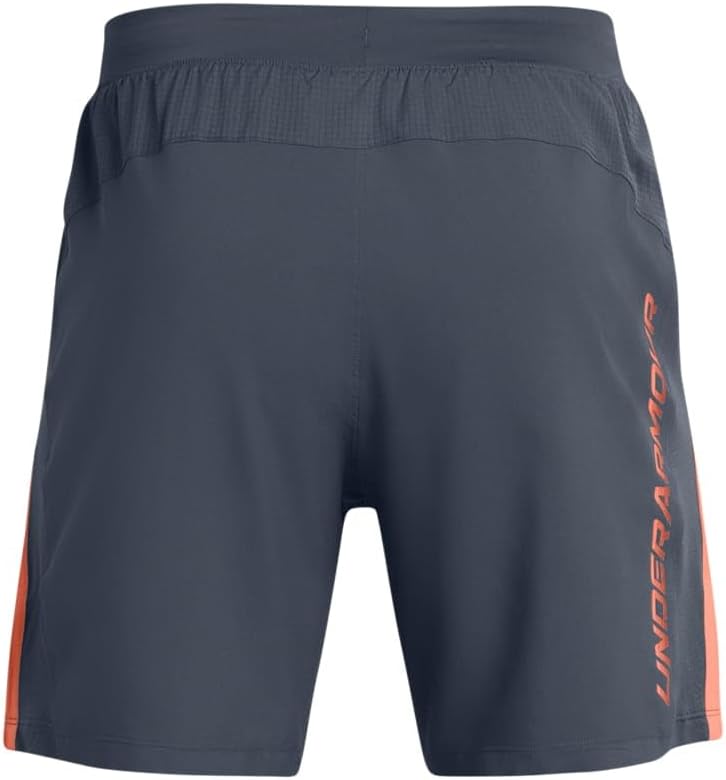 Under Armour Men's Launch Texture Shorts in Grey