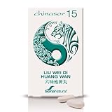 Soria Natural Chinasor 15 Liu Wei Di Huang Wan – Ayuda a Tonificar el Yin – Ingredientes con Rehmannia que Tonifican el Yin - Plantas Medicinales de Origen Asiático - 30 Comprimidos de 1,5g