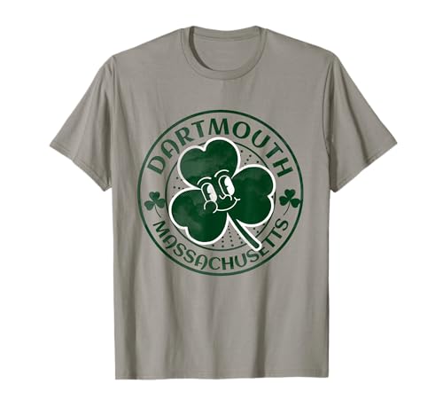 Dartmouth Massachusetts Irish Shamrock MA Retro Souvenir T-Shirt