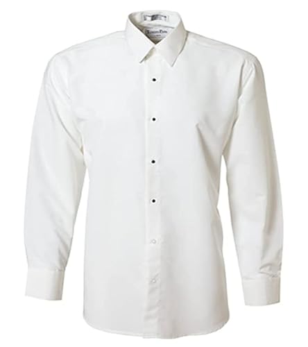 Ivory Microfiber Tuxedo Shirt (3Xl9 = 19-19.5 X 38/39) #TOP16
