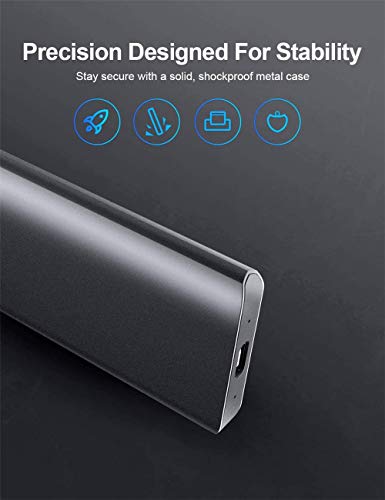 Netac External Ssd Drive, Sata Ssd Portable Ssd 1Tb For Type-C, Up To 500Mb/S, Usb 3.2 Gen2 10Gbps External Solid Hard Drive #TOP2