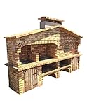  SOLSUN-GRILL - Barbacoa Semur 348x245x80 cm (Ancho x Altura x Fondo)