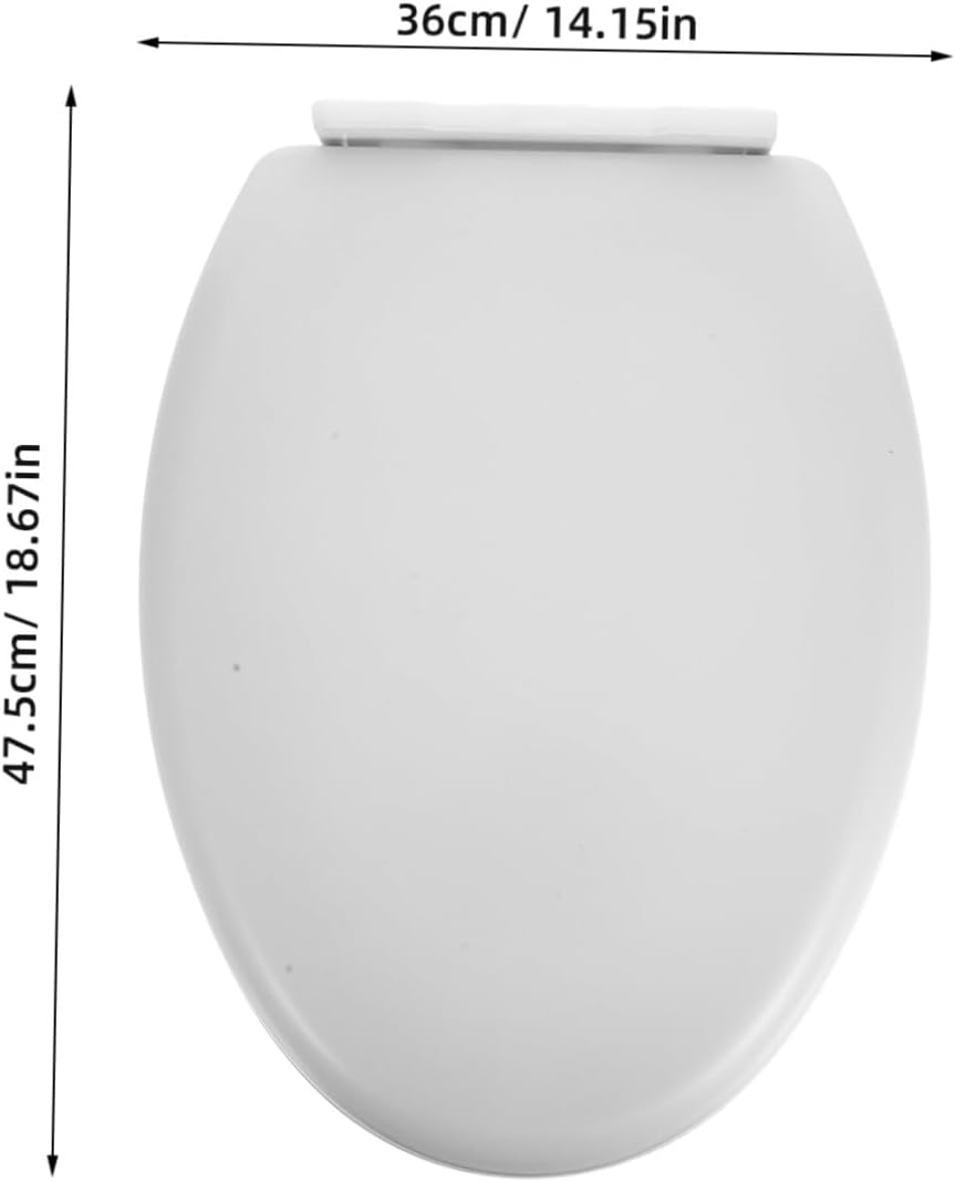 Thickened Toilet Seat Cover for Standard Toilets Material for Use Easy Installation Bathroom Accessory Comfortable and Easy to Clean