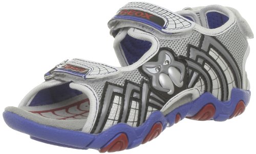 Geox J Sand Strike G baskets garçons anti-transpiration à scratch faciles à mettre