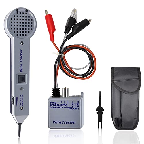 tone generator kit wire tracer circuit tester tone tracing probe kit 200ep high accuracy cable tester line finder toner inductive amplifier variable tone generator for network