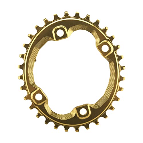 Absolute schwarz oval 96 BCD XT N/W Fahrrad Kettenblatt – Gold, gold