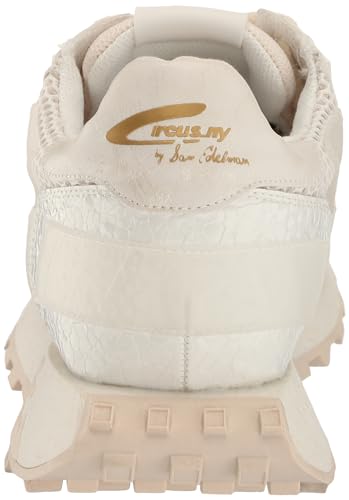 Circus NY by Sam Edelman Women's Devyn Sneaker, White/Cream, 6.53