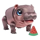 FurReal Sally The Silly Hippo, 9 Inch Interactive Plush, Kids Toys for Ages 4 Up by Just Play