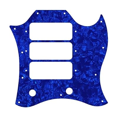 Pickguard Scratch Plate,Compatible for Gibson SG P90(Dark Blue Pearl)