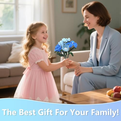 Image of Pipe Cleaners Craft Set, 400 Pieces, 4 Colors, Chenille Stems with Floral Wires, Gardening Tape, Stamen for DIY Flower Making (Shades of Blue)