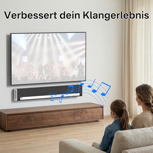 ComVome Support mural pour barre de son Sonos Playbar sous ou au-dessus du téléviseur - Support de montage en métal robuste pour support mural Sonos Playbar - Peu encombrant - 1 pièce – vue 7