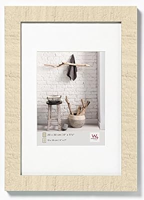 walther design walther cadre photo design blanc crème 40 x 60 cm avec passe-partout, Home cadre en bois HO460W