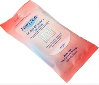 Proxysoft Dental Floss for Bridges and Implants 30 Strands - Floss Threaders for Bridges, Dental Implants, Braces with Extra-Thick Proxy Brush for Optimal Oral Hygiene -Teeth Bridge and Implant Cleaners