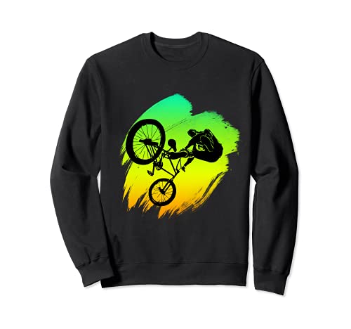 Cool Bmx Stunt Mountain Bike Regalo Felpa