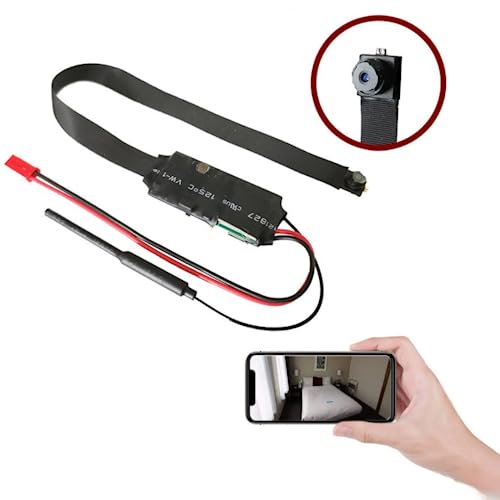 Image of Maizic Smarthome Smart WiFi Shirt Button /Pinhole Security Camera Full HD 1920X1080P Live View Motion Detection Audio Recording SD Card Support