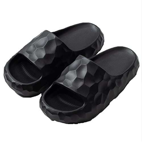 Cliont Men Women EVA Pillow Cloud Slides Slippers Thick Soled Non-Slip Outdoor Beach Sandals