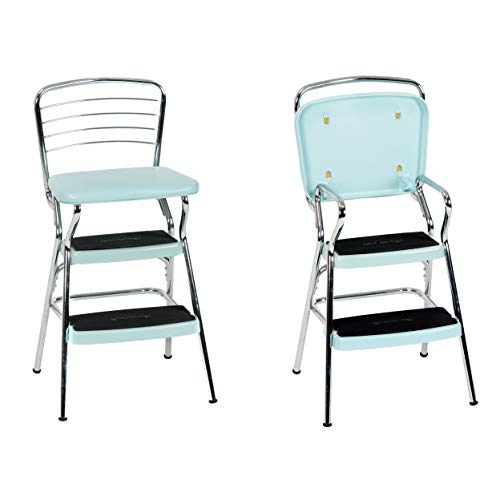Cosco Stylaire Teal Chair and Step Stool #TOP30