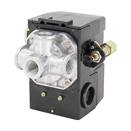 Heavy Duty Pressure Switch for Air Compressor 135-175 psi Four 4 Port 26 Amp by Huivlei - Used condition - CA$16.51
