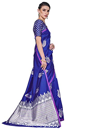 Image of Glory Sarees Women's Banarasi Silk Saree with Blouse Piece (GS Kara143 Parent)