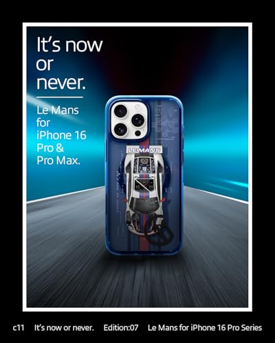 Image of Spigen Ultra Hybrid T MagFit Back Cover Case for iPhone 16 Pro, c11 Collection, MagSafe Compatible, Camera Control Covered, 3D Effect with Hexa-Layer Print - PC+TPU | Le Mans