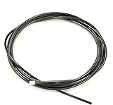 EliteSRS Outdoor Heavy Jump Rope Replacement Speed Cable - 3mm Thick Nylon Coated USA Made Stainless Steel Cable - Kink Resistant 10ft Long Skipping Rope for Double Under Speed Training