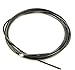 EliteSRS Outdoor Heavy Jump Rope Replacement Speed Cable - 3mm Thick Nylon Coated USA Made Stainless Steel Cable - Kink Resistant 10ft Long Skipping Rope for Double Under Speed Training