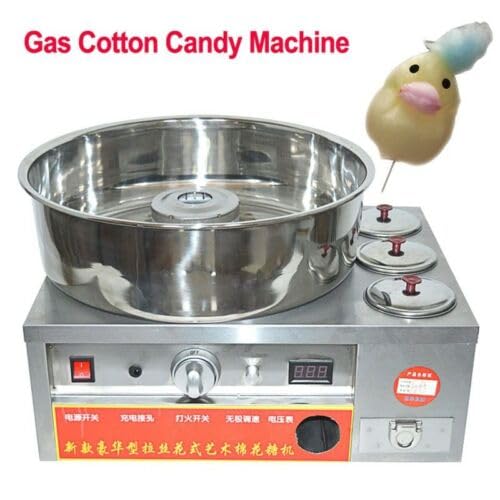 Commercial Stainless Steel Gas Cotton Candy Maker DIY Cotton Candy Machine