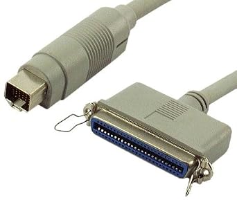 HDI30 Male to Centronics 50 Female 2 Foot SCSI Cable Compatible with Apple Products Power Book