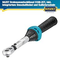 HAZET Drehmomentschlüssel 5108-2CT, 2,5–25 Nm, 1/4 Zoll, Umkehrratschen – Ansicht 5