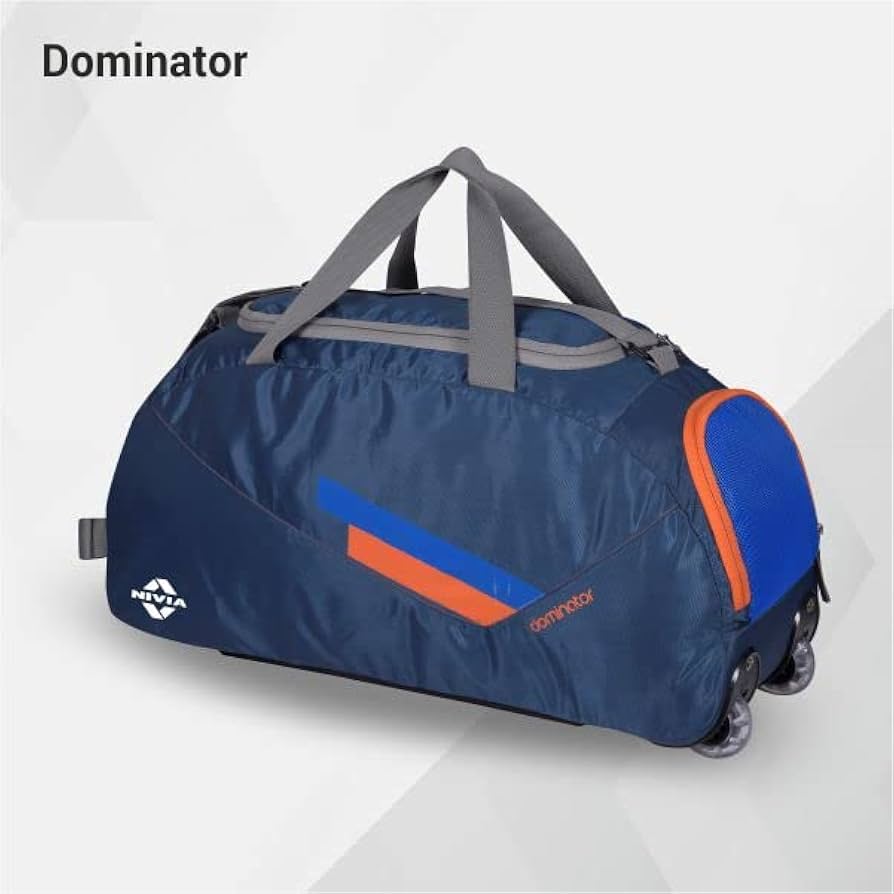 Nivia Dominator Duffle Bag,Travelling Bag, Double Strap Handles