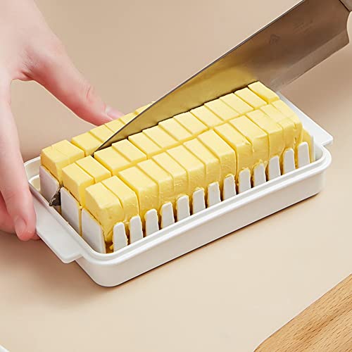 Souhgaue Butter Cutting Storage Box Butter Dish Cutter with Lid Transparent Cheese Slicer Tray Container Household Kitchen Tool 1 - Image 2