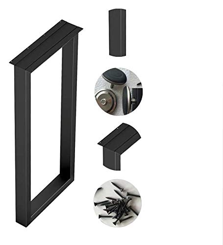 Furniture Legs Rustic Decory Square Tube Table Legs,Heavy Duty Metal Desk Legs,Dining Table Legs,Industrial Modern, DIY Iron Bench Legs - Thumbnail 4
