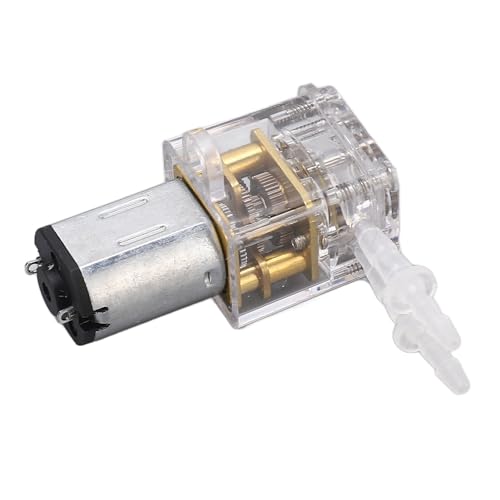 Micro bomba peristáltica de metal de 1,5 ml con motor de CC y carcasa transparente Ejoyous 4