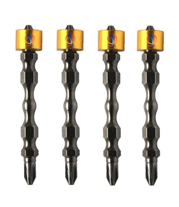 Mass Pro 4Pcs PH2 Hardness 65mm Double Cross Head Magnetic Electric Screwdriver Bit Phillips Screw Driver With Ring (B0C7NCBTL2) Amazon Price History, Amazon Price Tracker