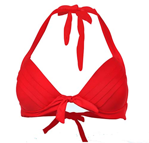 Haut de maillot de bain femme anti-glisse ajusté résolvant le manque de maintien au bord de l'eau