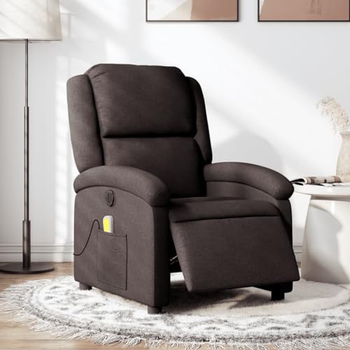 ShGaxin Sillón reclinable de Masaje eléctrico Tela marrón Oscuro, Sillón De Relax, Sillon Masaje Relax, Sillon Relax Electrico, Hogar Sillon Relax, Sillones Comodos, Sofa Tantra - 3204157