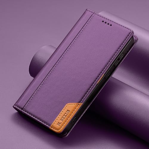 Étui Redmi Note 11 Pro 4G violet housse portefeuille cuir avec clapet