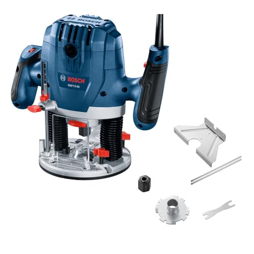 BOSCH GOF13-25 1-3/4 HP Mid-Size Plunge Router - 11,000 to 28,000 RPM, Ergonomic Design, With Detachable Parallel Guide by Bosch - Used condition - US$149.64