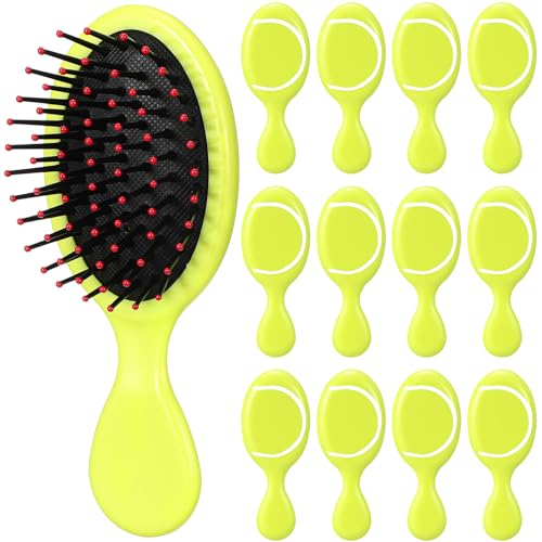 Cepillos desenredantes mini para detalles de tenis y cabello húmedo o seco de viaje